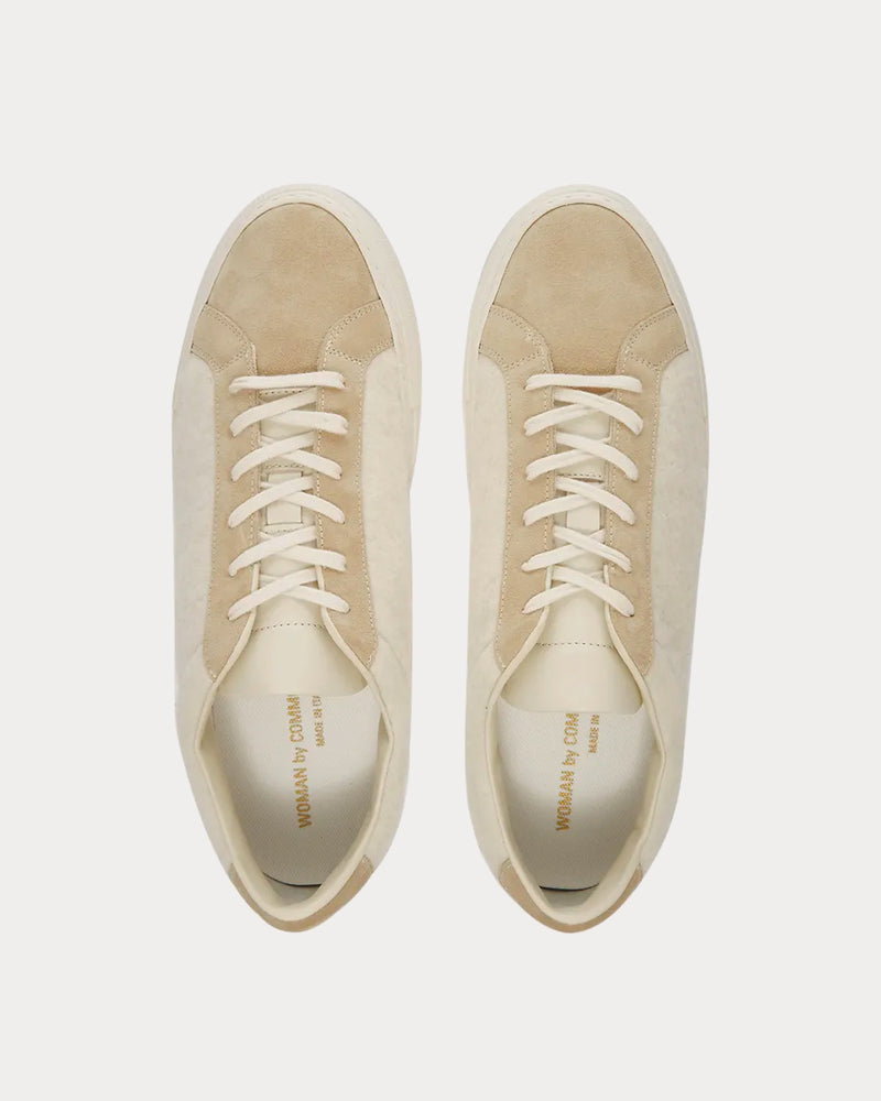 Common Projects Women's Retro Wool White Low Top Sneakers Trainers