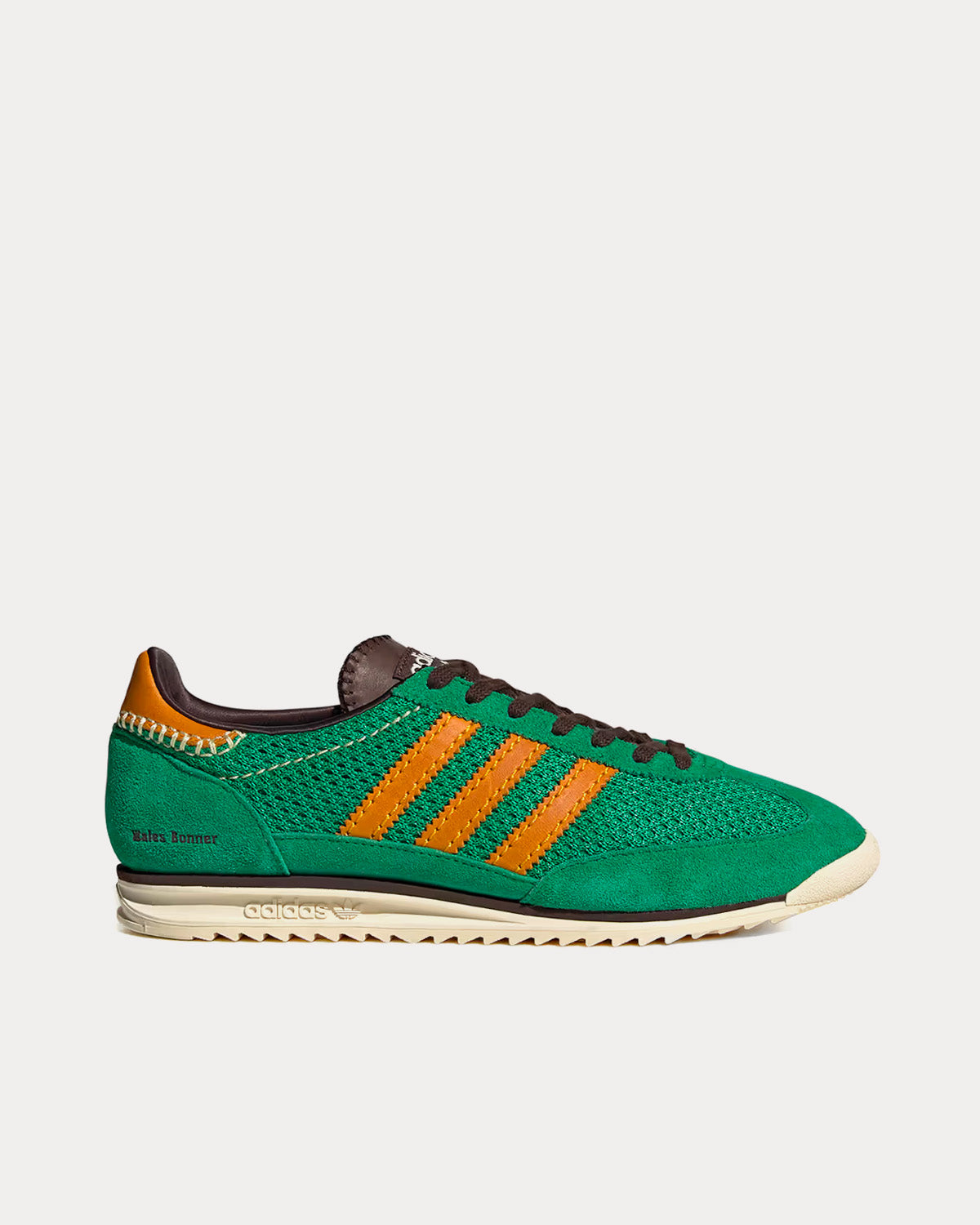 Adidas x Wales Bonner - SL72 Knit Green Low Top Sneakers
