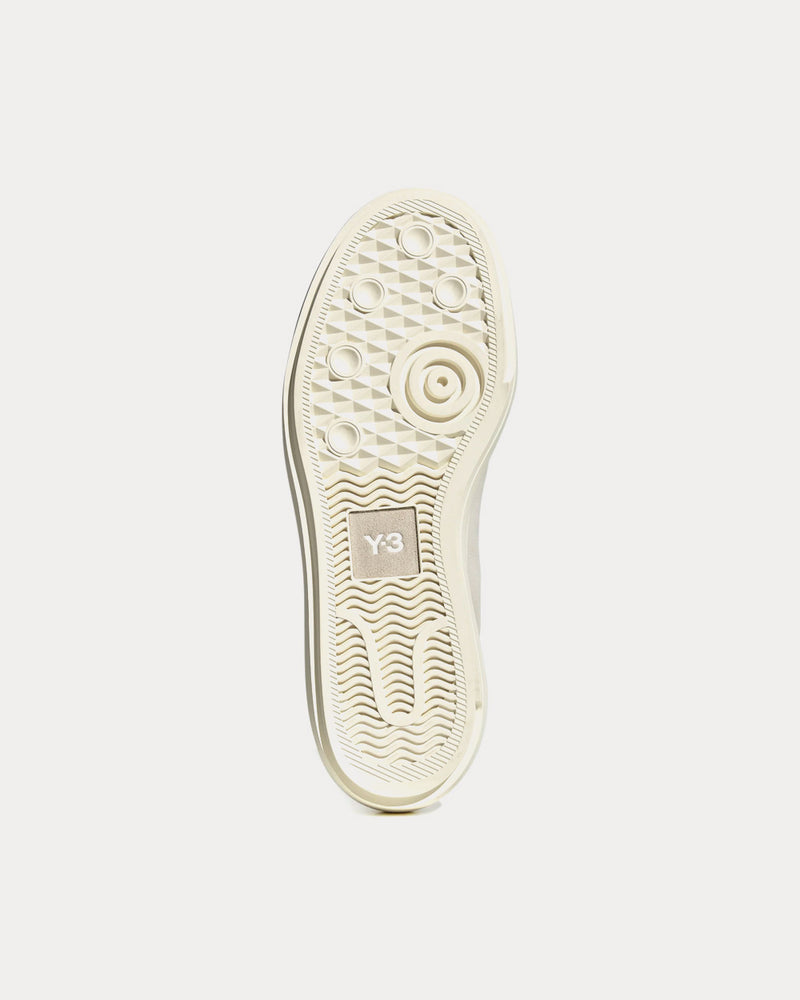 Y-3 Ajatu Court Bliss / Off White / Core White High Top Sneakers - 3