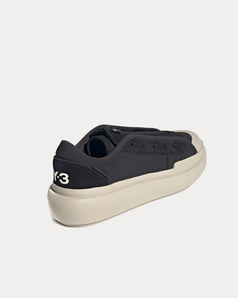 Y-3 Men's Ajatu Run Black / Bliss / Cream White Low Top Sneakers