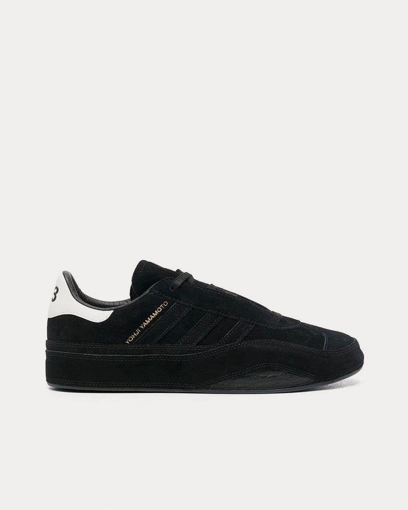 Y-3 Gazelle Black / Black / Core White Low Top Sneakers - 1