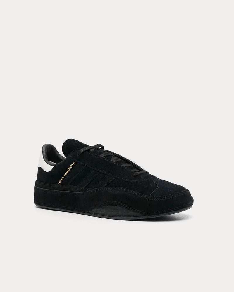 Y-3 Gazelle Black / Black / Core White Low Top Sneakers - 3