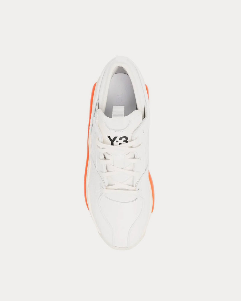 Y-3 Hokori II Core White / Cream White / Orange Low Top Sneakers - 2