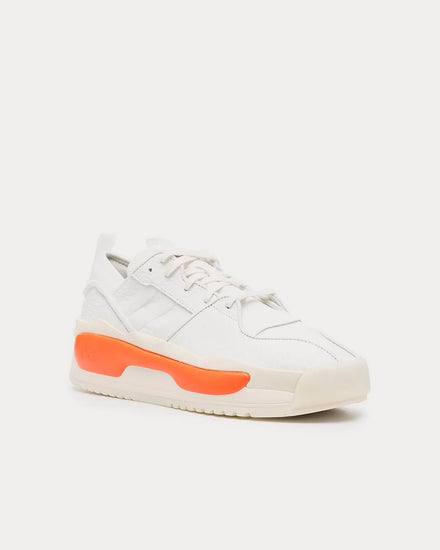 Y-3 Hokori II Core White / Cream White / Orange Low Top Sneakers - 3