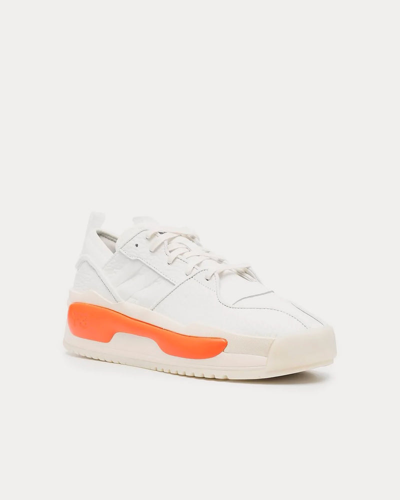 Y-3 Hokori II Core White / Cream White / Orange Low Top Sneakers - 3