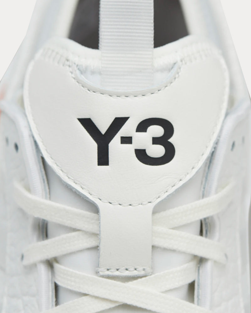 Y-3 Hokori II Core White / Cream White / Orange Low Top Sneakers - 4