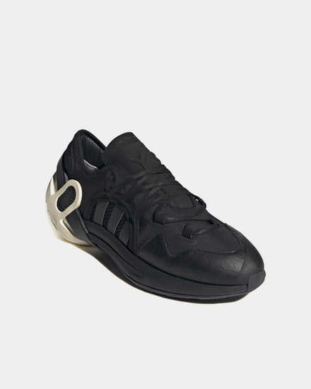 Y-3 Idoso Boost Black / Cream White Low Top Sneakers - 3