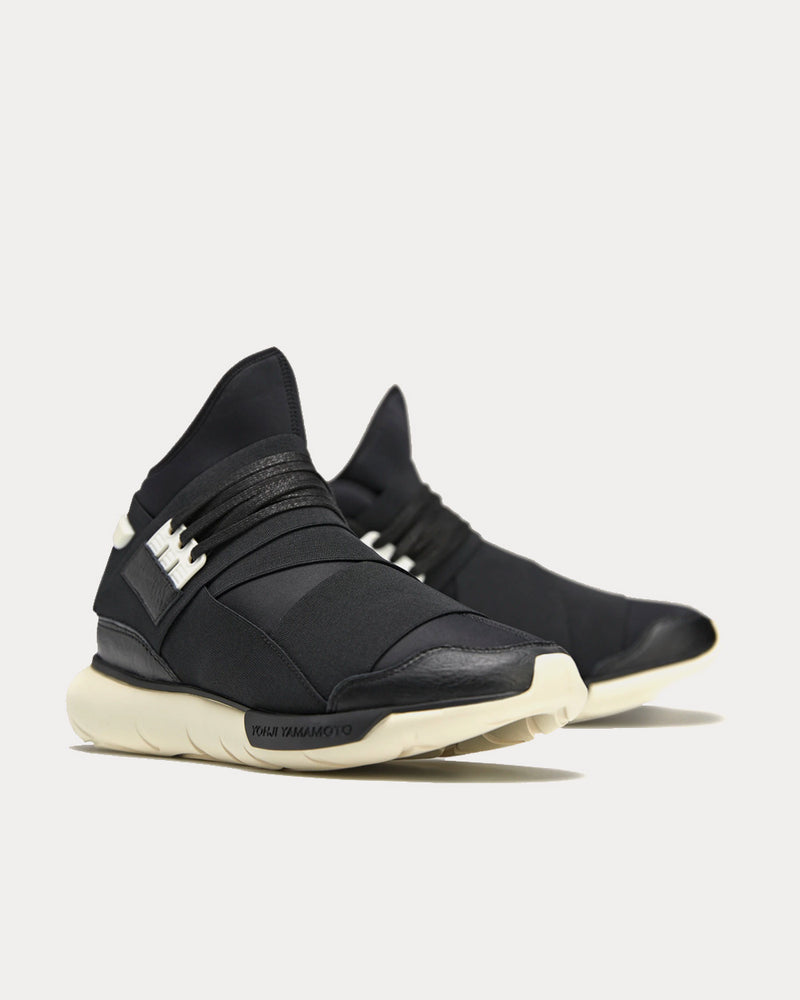 Y-3 Qasa High Black / Black / Cloud White High Top Sneakers - 2