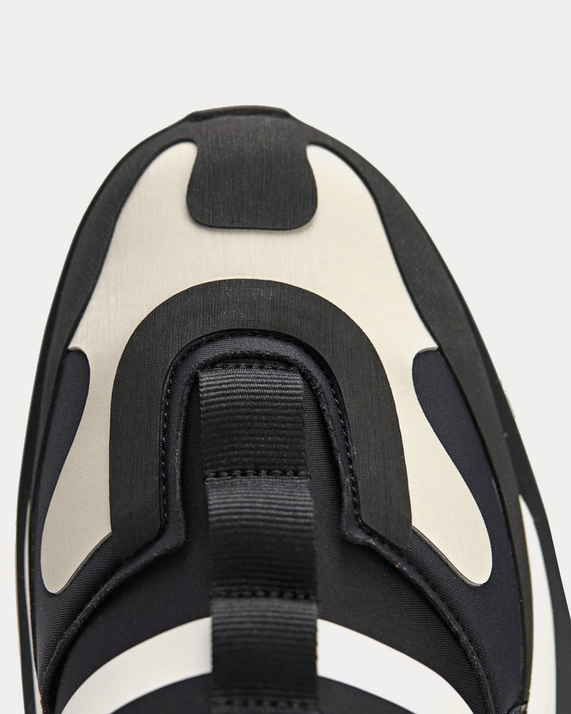 Y-3 Qisan Cozy Black / Core White / Chalk Pearl Low Top Sneakers - 2