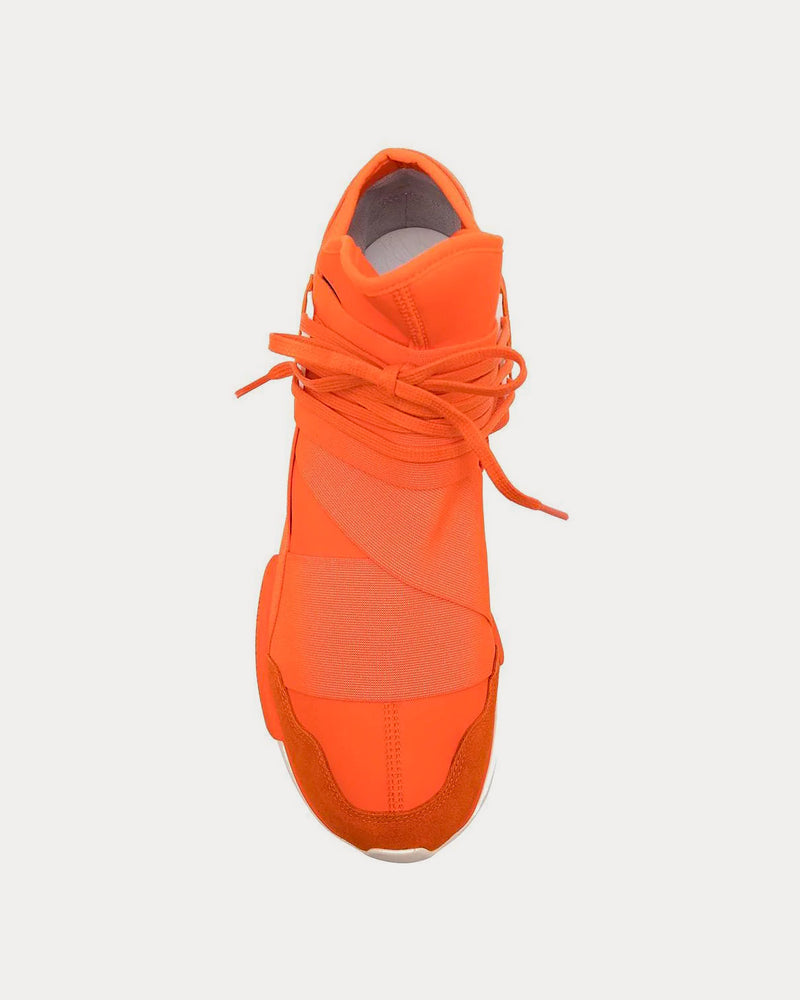 Y-3 Qasa High Orange / Orange / Cream White High Top Sneakers - 2
