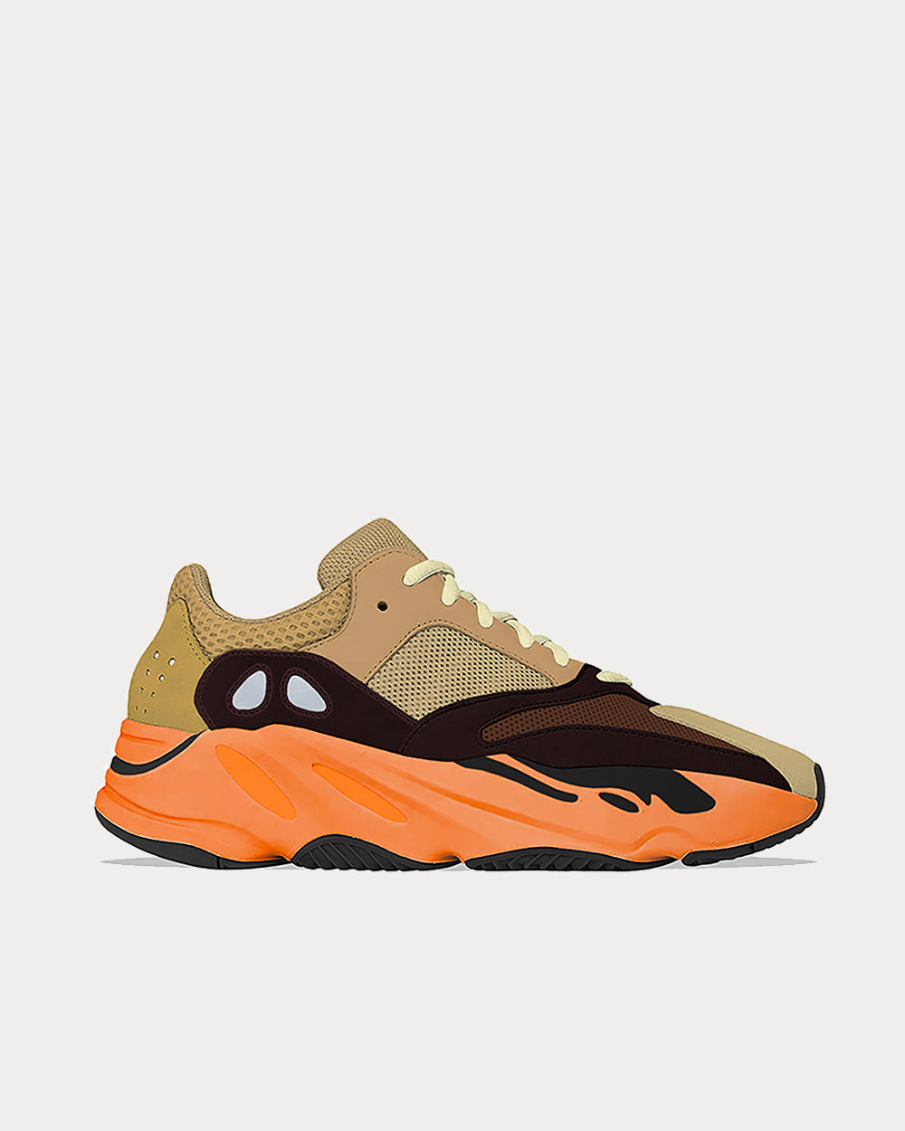 Yeezy Men's Boost 700 V1 Enflame Amber Low Top Sneakers