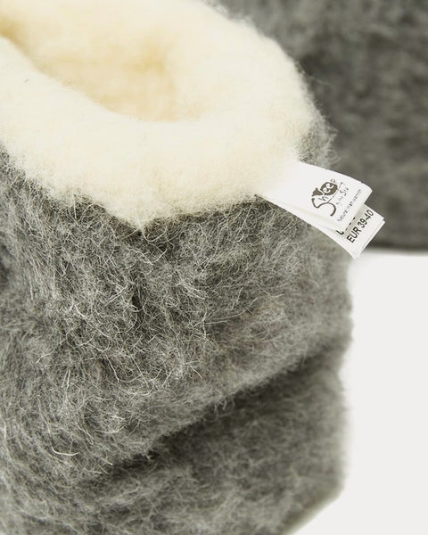 Skipper Wool Boot Grey Slip Ons