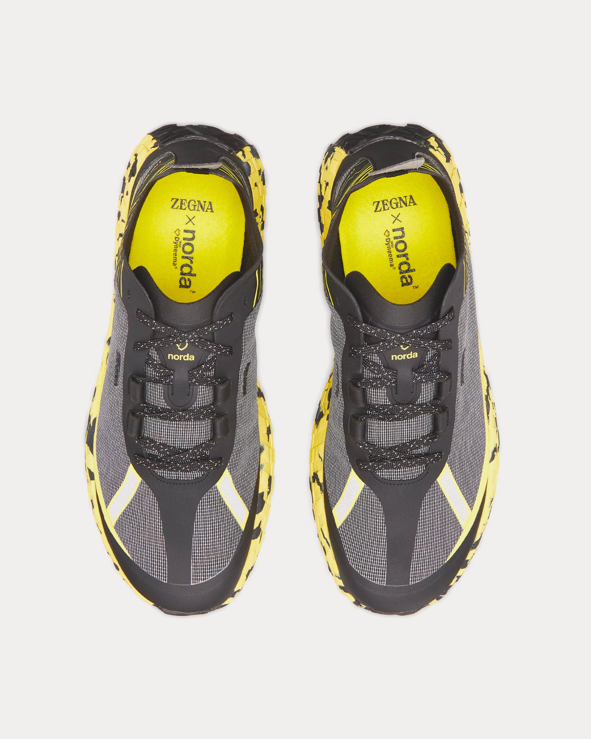 Norda x Zegna - 001 Black / Yellow Running Shoes