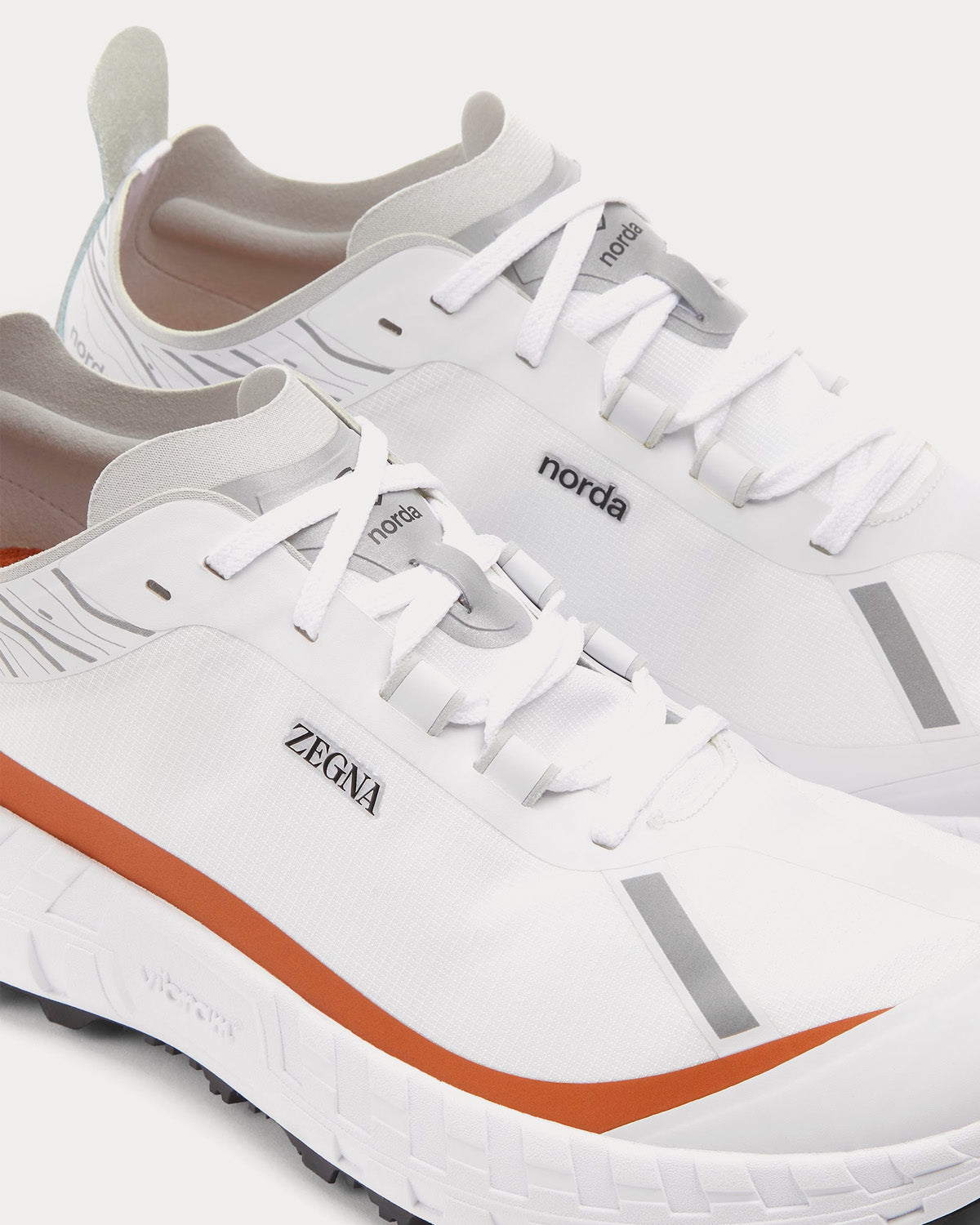 Norda x Zegna - 001 White Running Shoes