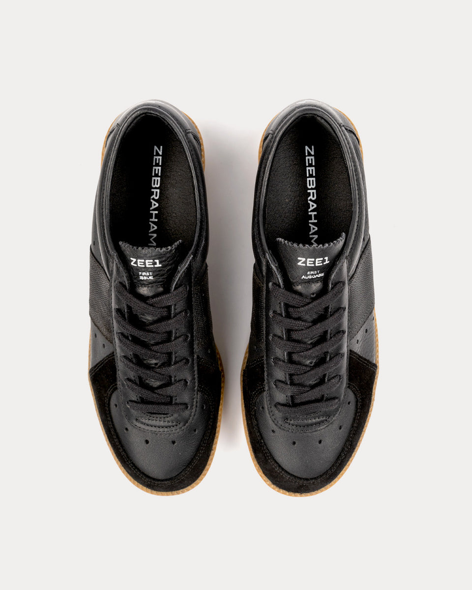 Zeebraham ZEE1 First Issue Black Low Top Sneakers - Sneak in Peace