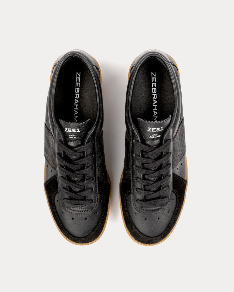 Zeebraham ZEE1 First Issue Black Low Top Sneakers - 2