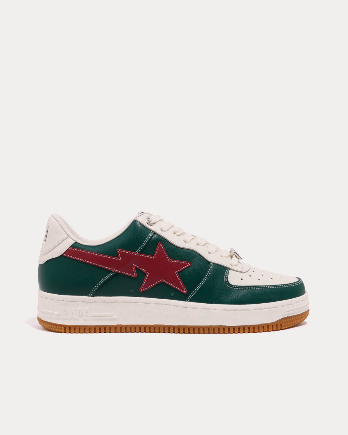 A BATHING APE☆【 BAPE X END. 】BAPE STA A Bathing APE Men's x END. 'Bowling' Bape Sta White / Green