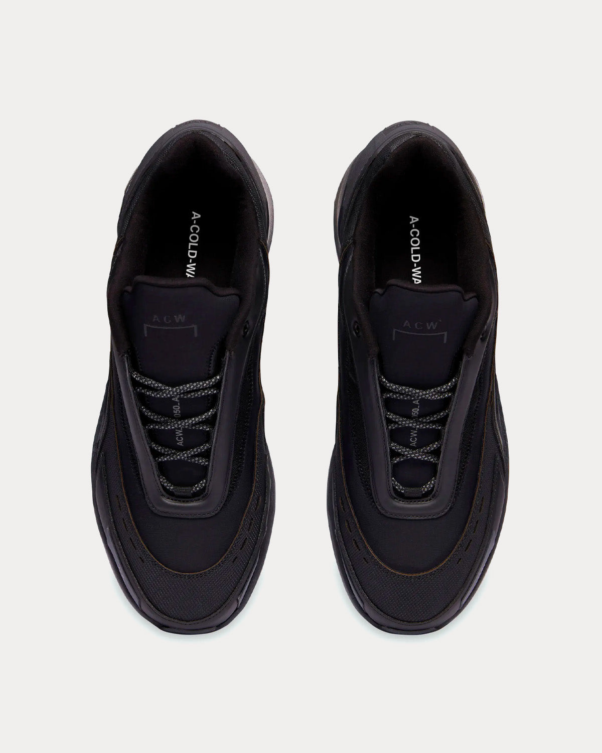 A-COLD-WALL* - Vector* Runner Black Low Top Sneakers
