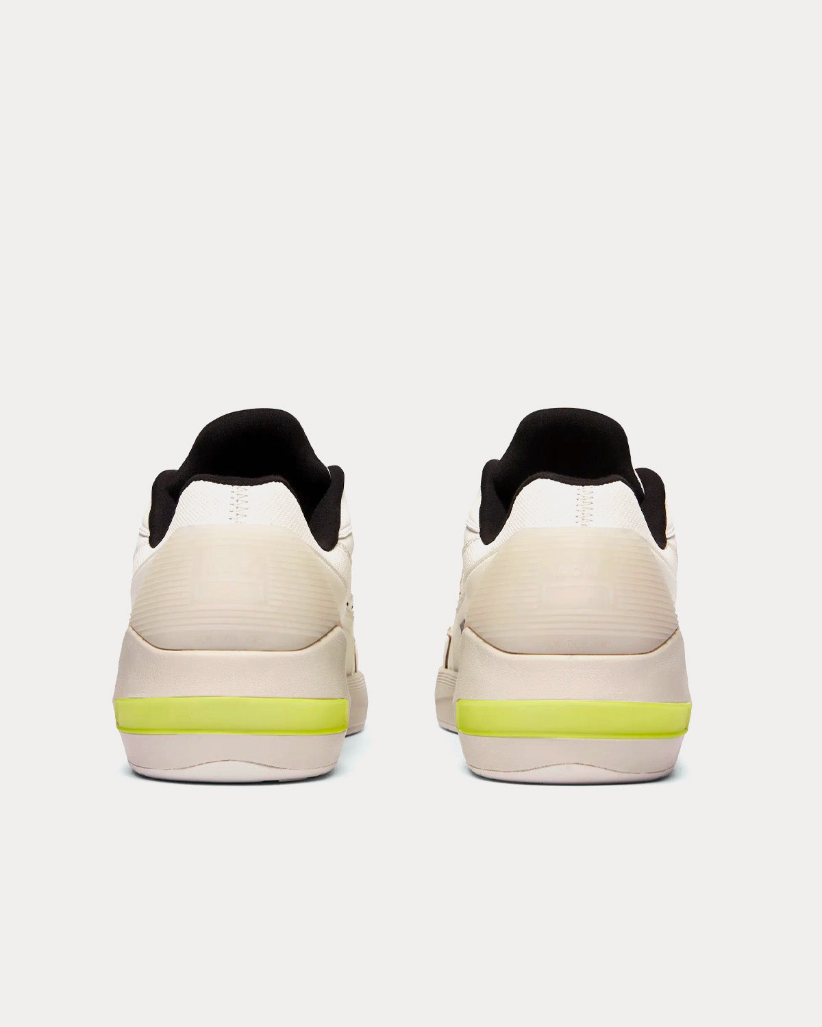 A-COLD-WALL* - Vector* Runner Off-White / Fluo Yellow Low Top Sneakers