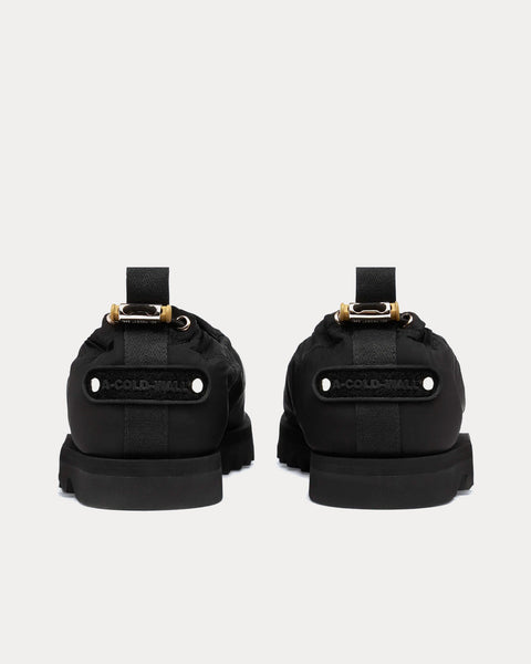 Nylon Loafers Black Slip Ons