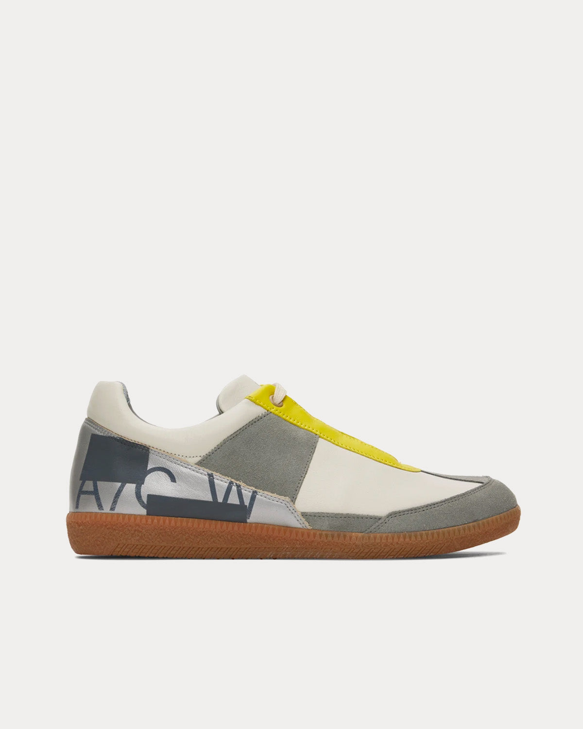 A-COLD-WALL* - Shard Track Off-White / Silver Low Top Sneakers