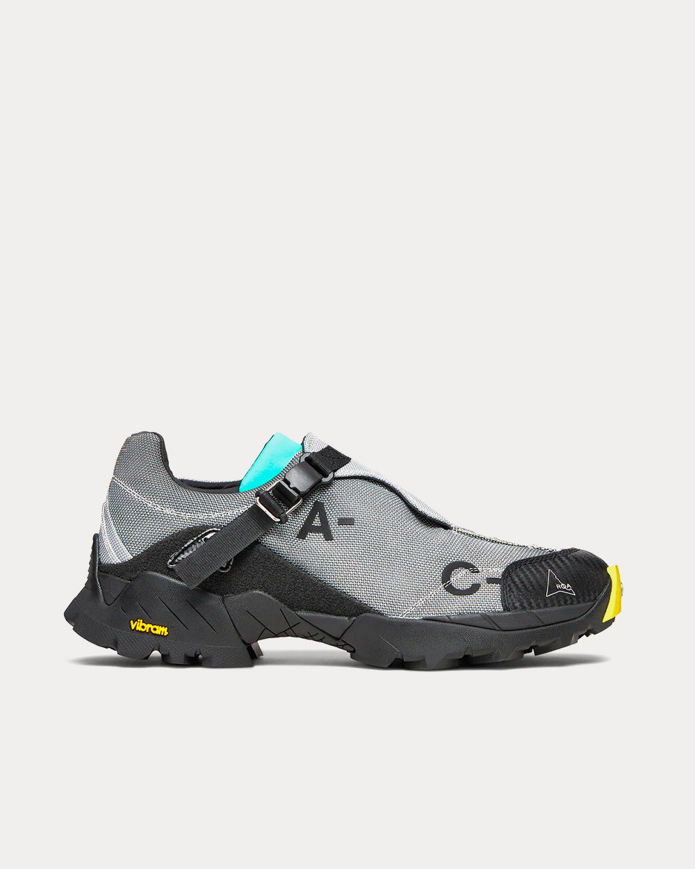 A-COLD-WALL* Men's x ROA Minaar Hiking Black / Yellow Slip On Sneakers