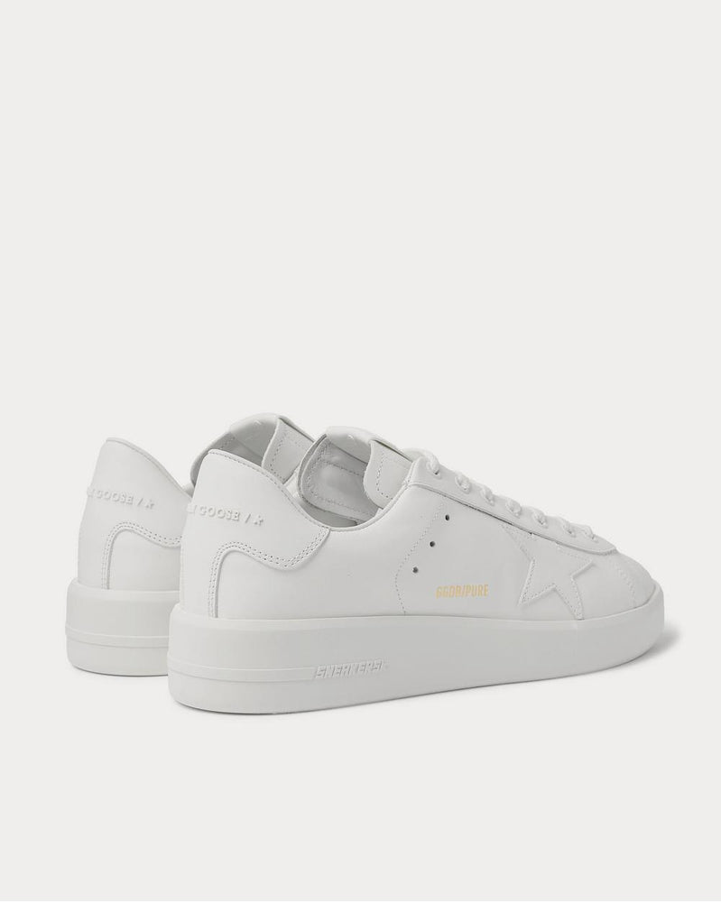 Golden Goose Purestar Leather  White low top sneakers - 3