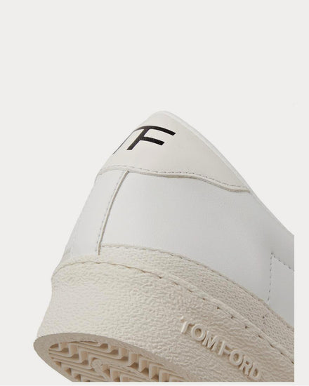Tom Ford Bannister Leather  White low top sneakers - 4