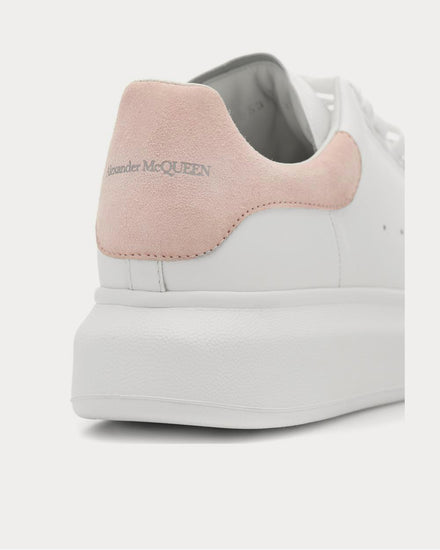 McQueen Leather White Low Top Sneakers - 4