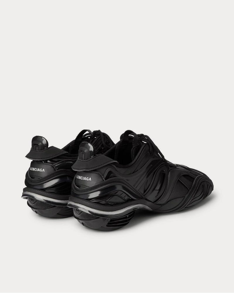 Balenciaga Tyrex Rubber and Coated-Mesh Panelled  Black low top sneakers - 3