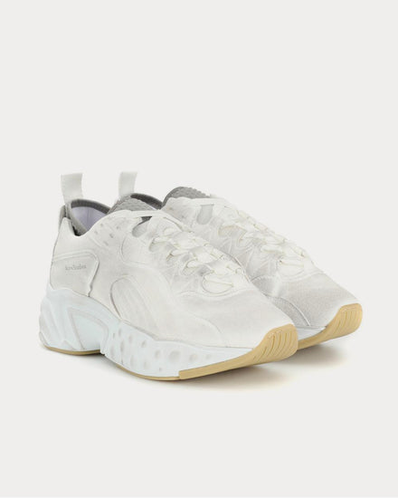 Acne Studios Manhattan Tumbled White Low Top Sneakers - 2