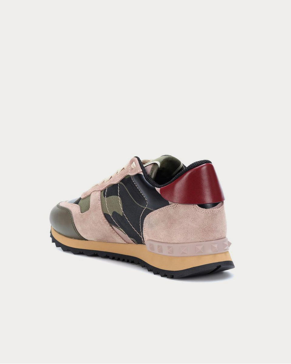 Valentino Valentino Garavani Rockrunner camouflage Green Low Top Sneakers Sneak in Peace