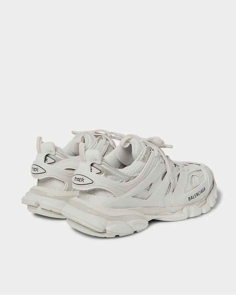 Balenciaga Track Nylon, Mesh and Rubber  White low top sneakers - 4