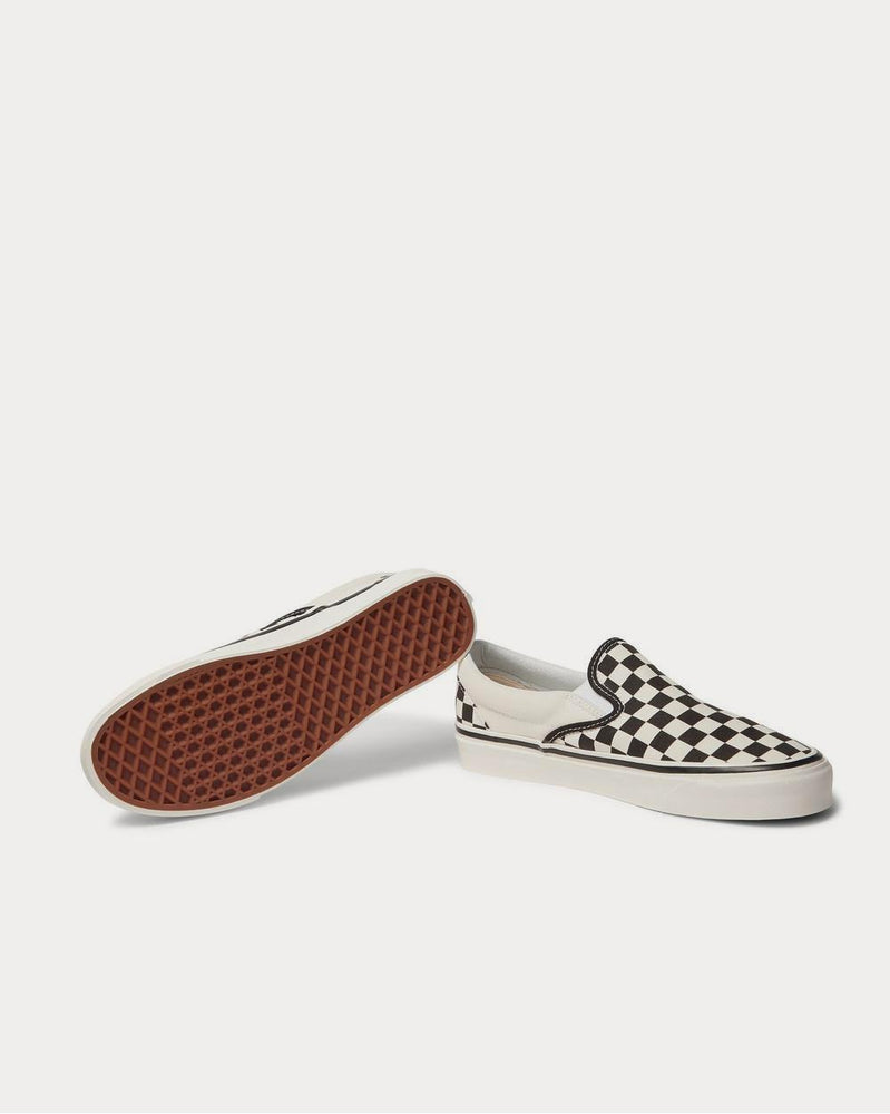 Vans UA Classic 98 DX Checkerboard Canvas Slip-On  White low top sneakers - 3