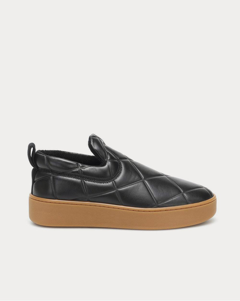 Bottega Veneta Slip On leather Black-Rubber Band Slip On Sneakers - 1