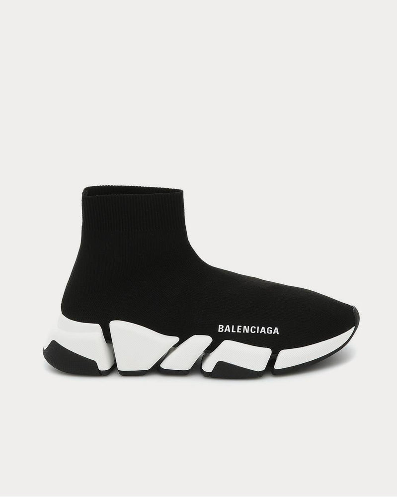 Balenciaga Speed 2.0 Black High Top Sneakers - 1