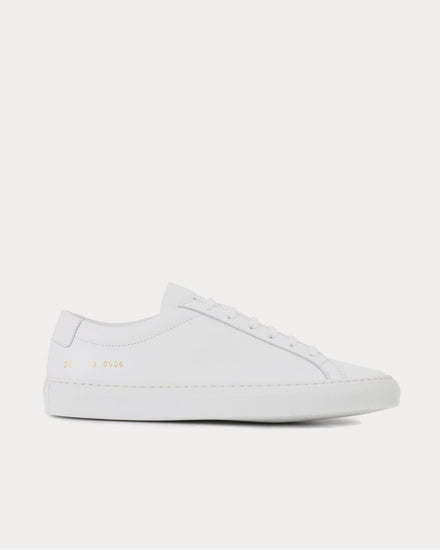 Common Projects Original Achilles leather White Low Top Sneakers - 1