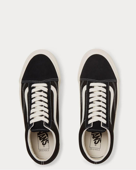 Vans OG Old Skool LX Leather-Trimmed Canvas and Suede  Black low top sneakers - 6