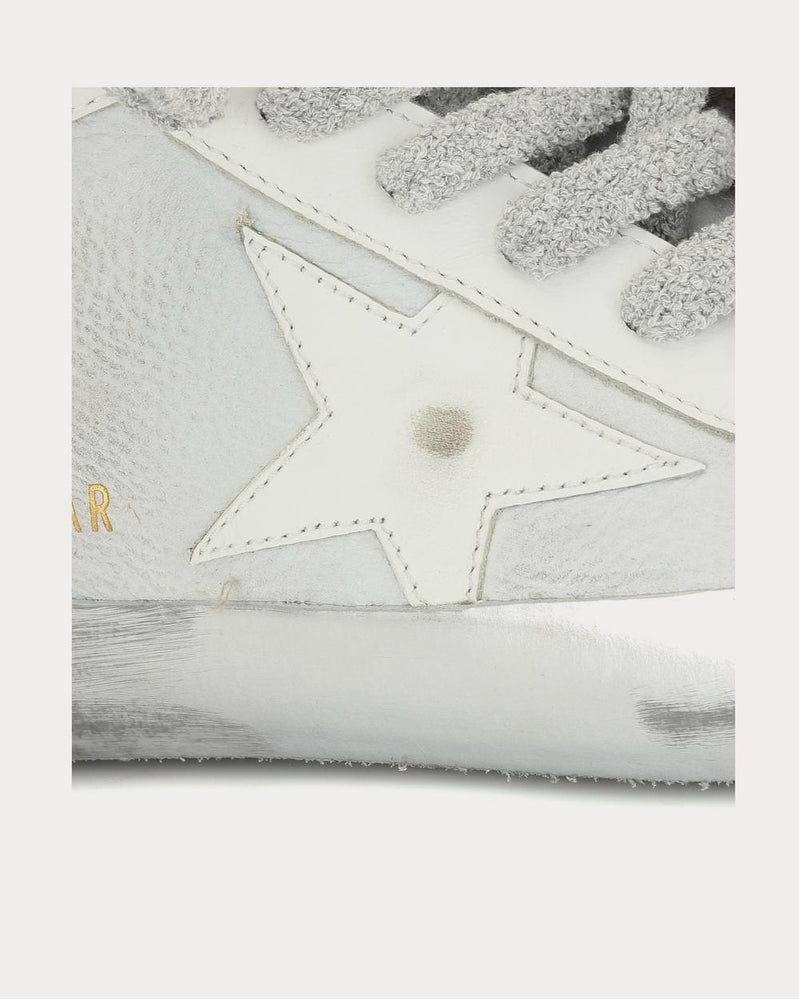 Golden Goose Mid Star leather Grey High Top Sneakers - 4