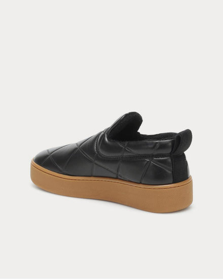 Bottega Veneta Slip On leather Black-Rubber Band Slip On Sneakers - 3