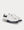 Exaggerated-Sole Suede-Trimmed Leather  White low top sneakers