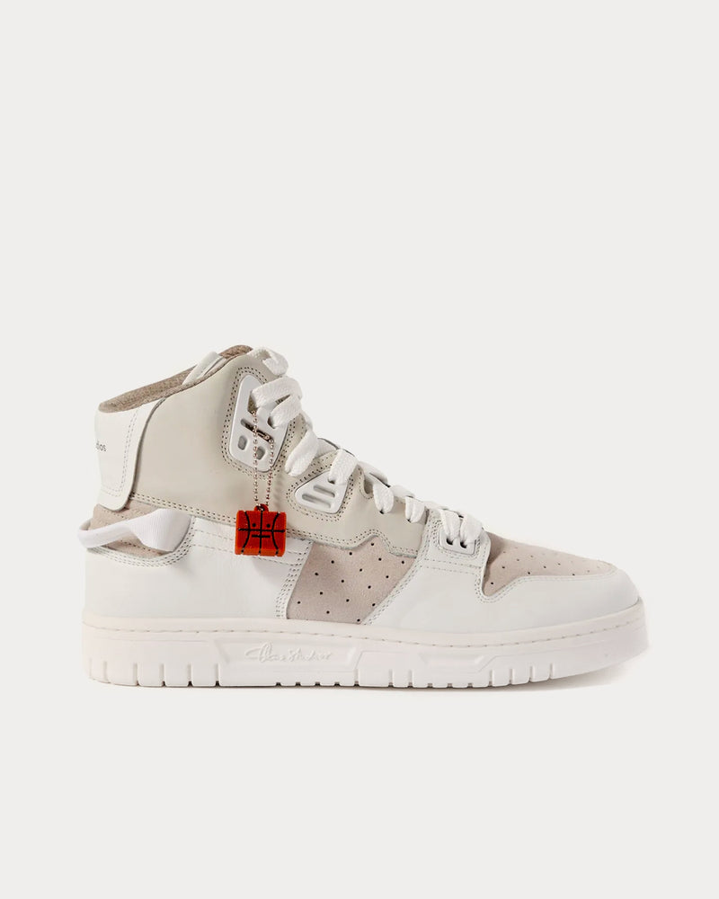 Acne Studios Buxeda White High Top Sneakers - 1