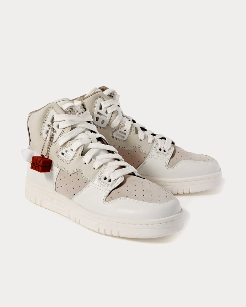 Acne Studios Buxeda White High Top Sneakers - 2