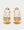 Buzz Beige & Orange Low Top Sneakers