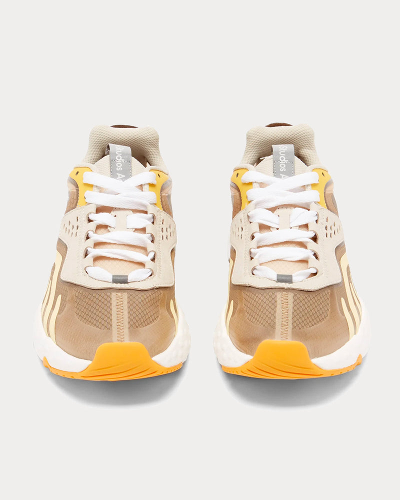 Acne Studios Buzz Beige & Orange Low Top Sneakers - 2