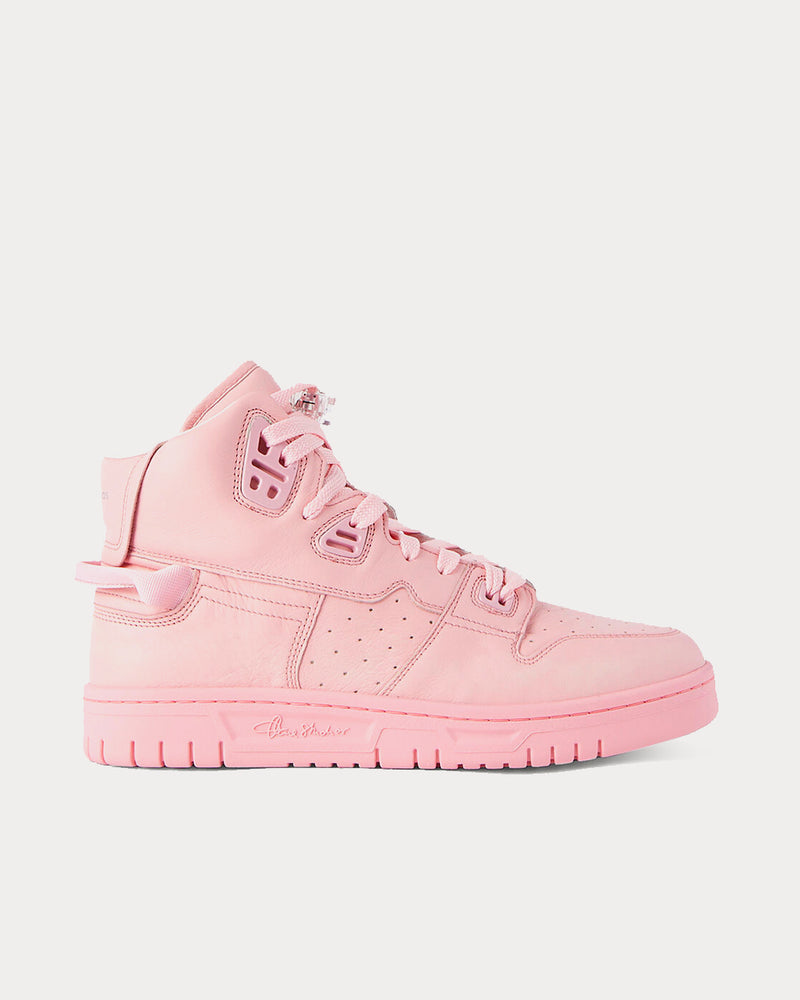 Acne Studios Buxeda Pink High Top Sneakers - 1