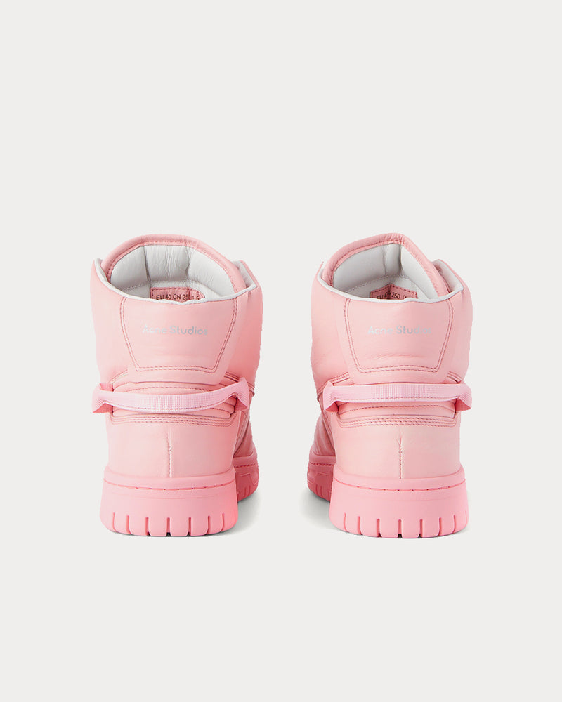 Acne Studios Buxeda Pink High Top Sneakers - 3