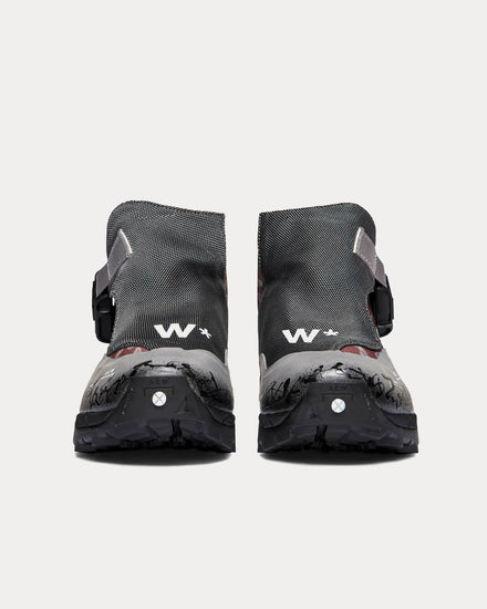 ROA x A-COLD-WALL* Andreas Hiking Burnt Red / Black High Top Sneakers - 4
