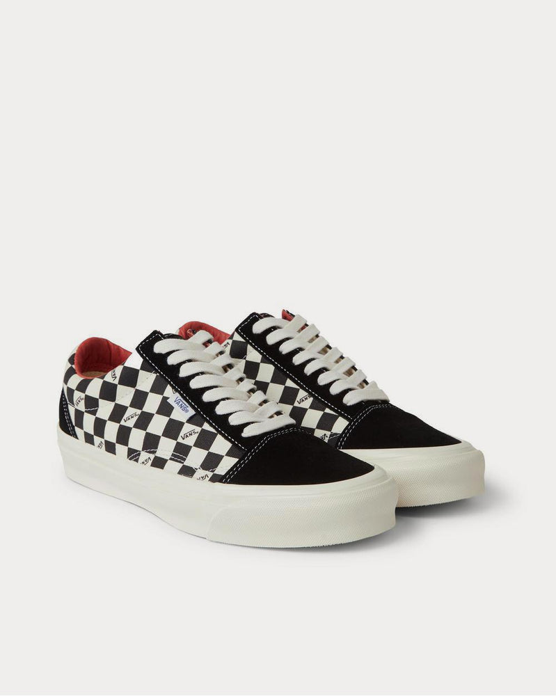 Vans UA Old Skool NS OG Checked Canvas and Suede  Black low top sneakers - 2
