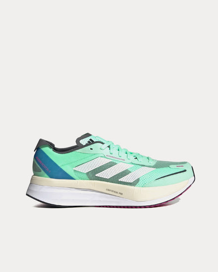 Adidas Adizero Boston 11 Pulse Mint / Cloud White / Crystal White Running Shoes - 1